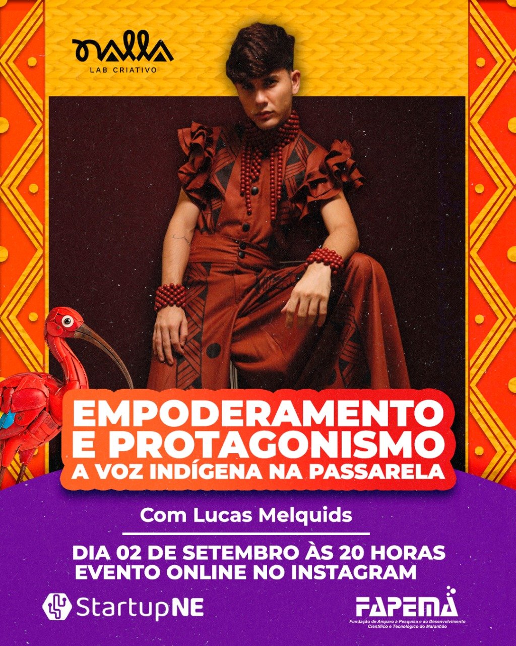 Live Maranhão ancestral : Empoderamento e protagonismo” a voz indígena na passarela”